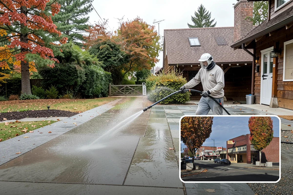 Fiber Cement Siding Washing in Puyallup, Pierce County, WA - Preserves factory paint and sealed board edges