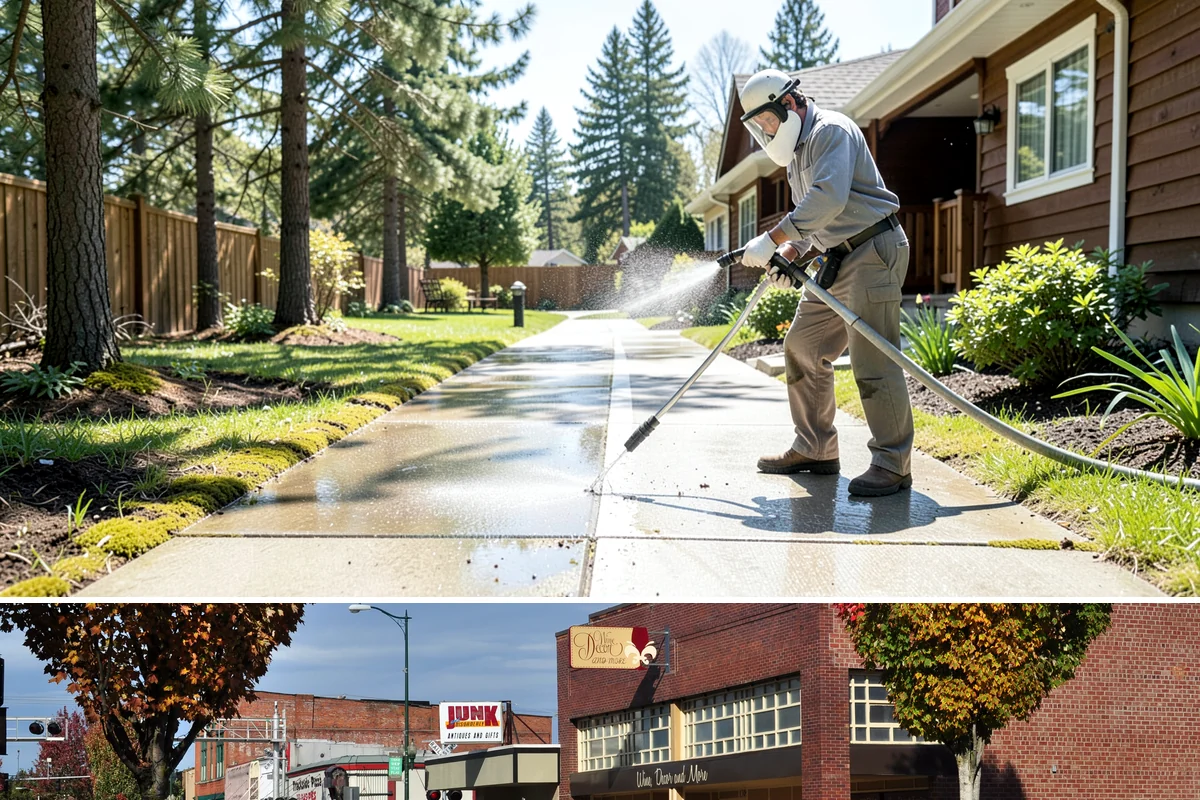 Fiber Cement Siding Washing in Puyallup, Pierce County, WA - Schedule during the dry summer stretch so the boards dry thoroughly and the coating is not left damp.