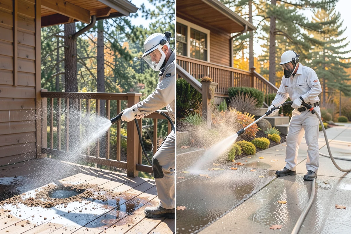 Fiber Cement Siding Washing in Redmond, King County, WA - Confirm the coating is sound and note any exposed edges