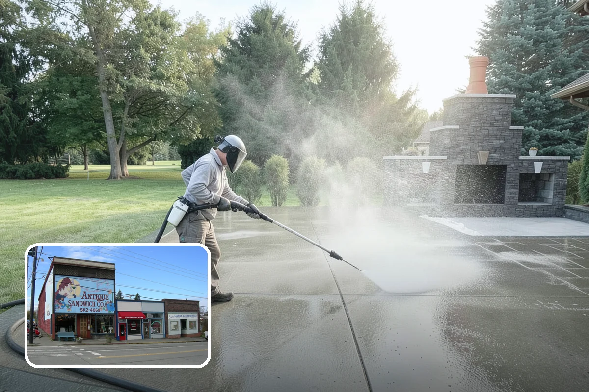 Fiber Cement Siding Washing in Ruston, Pierce County, WA - Preserves factory paint and sealed board edges