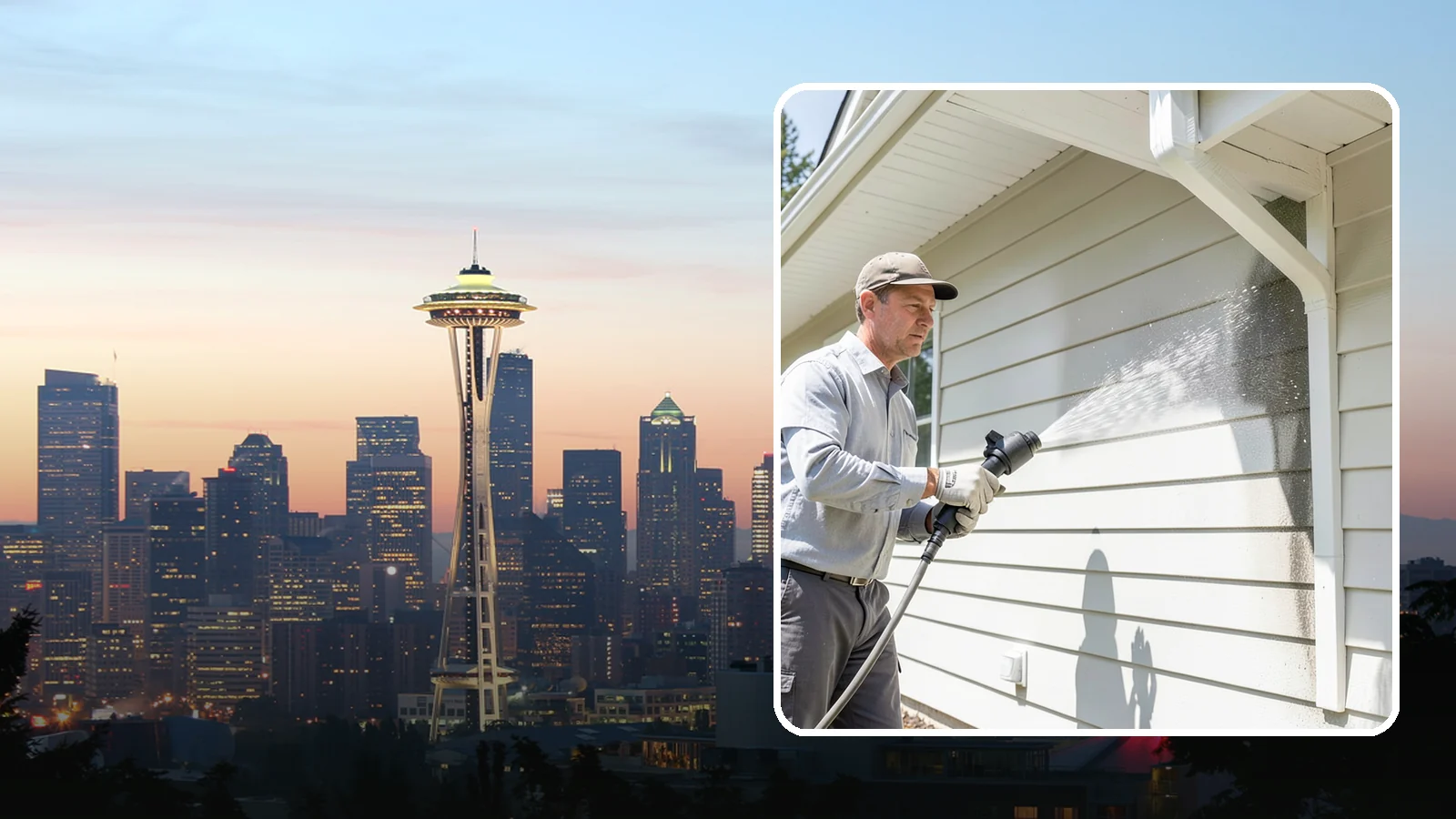 Fiber Cement Siding Washing in Seattle, King County, WA - Fiber cement siding washing gently lifts mildew and grime from Hardie board while preserving its factory paint and sealed edges.