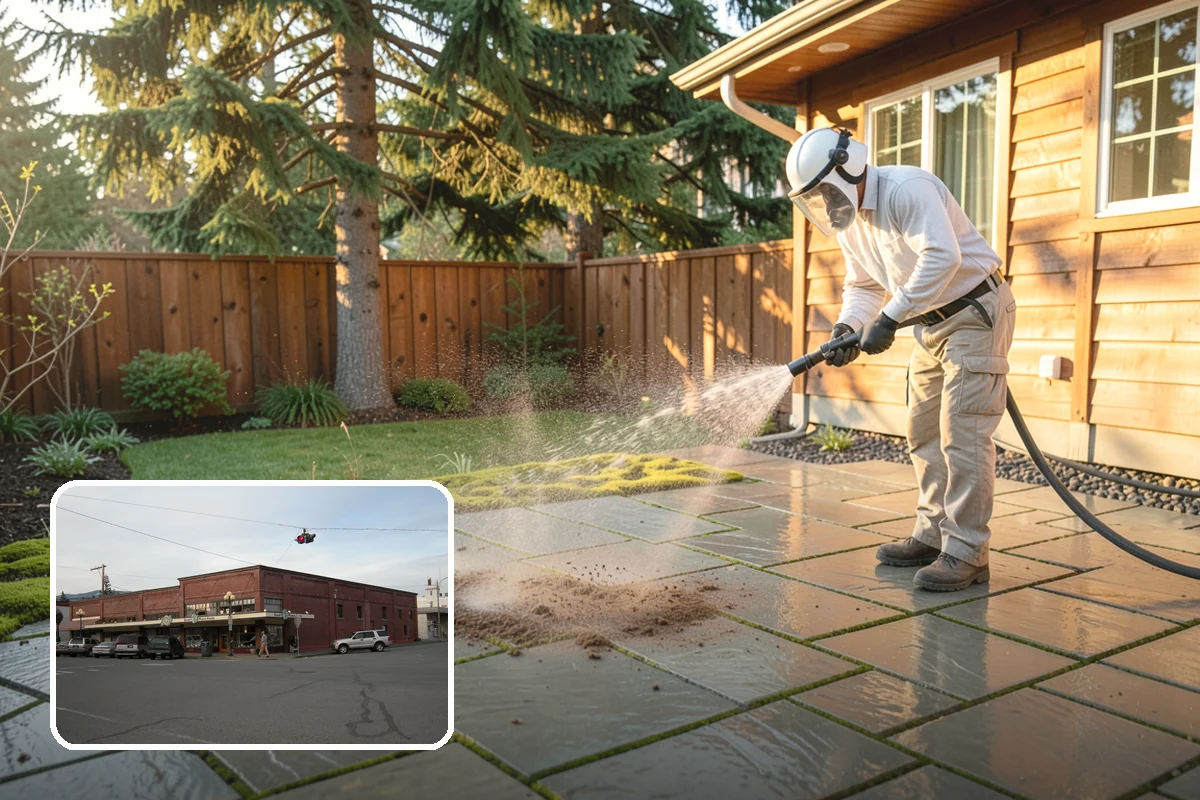 Fiber Cement Siding Washing in Sedro-Woolley, Skagit County, WA - Preserves factory paint and sealed board edges
