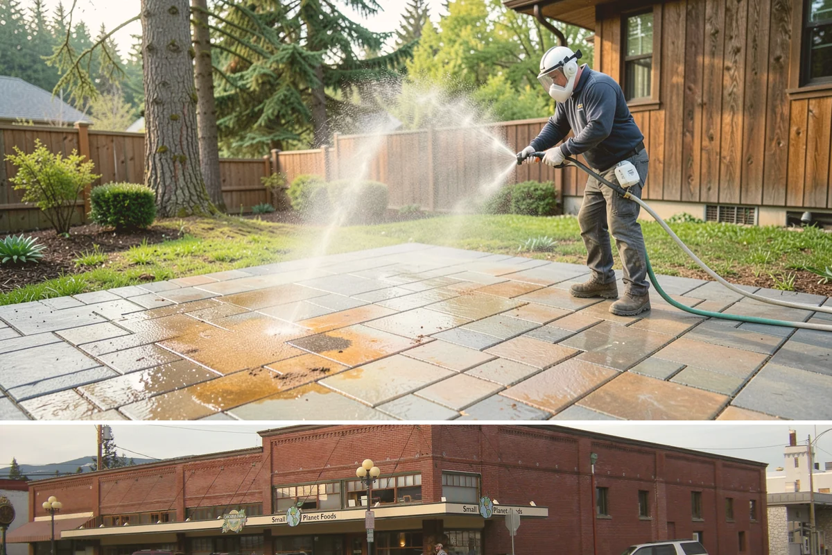 Fiber Cement Siding Washing in Sedro-Woolley, Skagit County, WA - Schedule during the dry summer stretch so the boards dry thoroughly and the coating is not left damp.