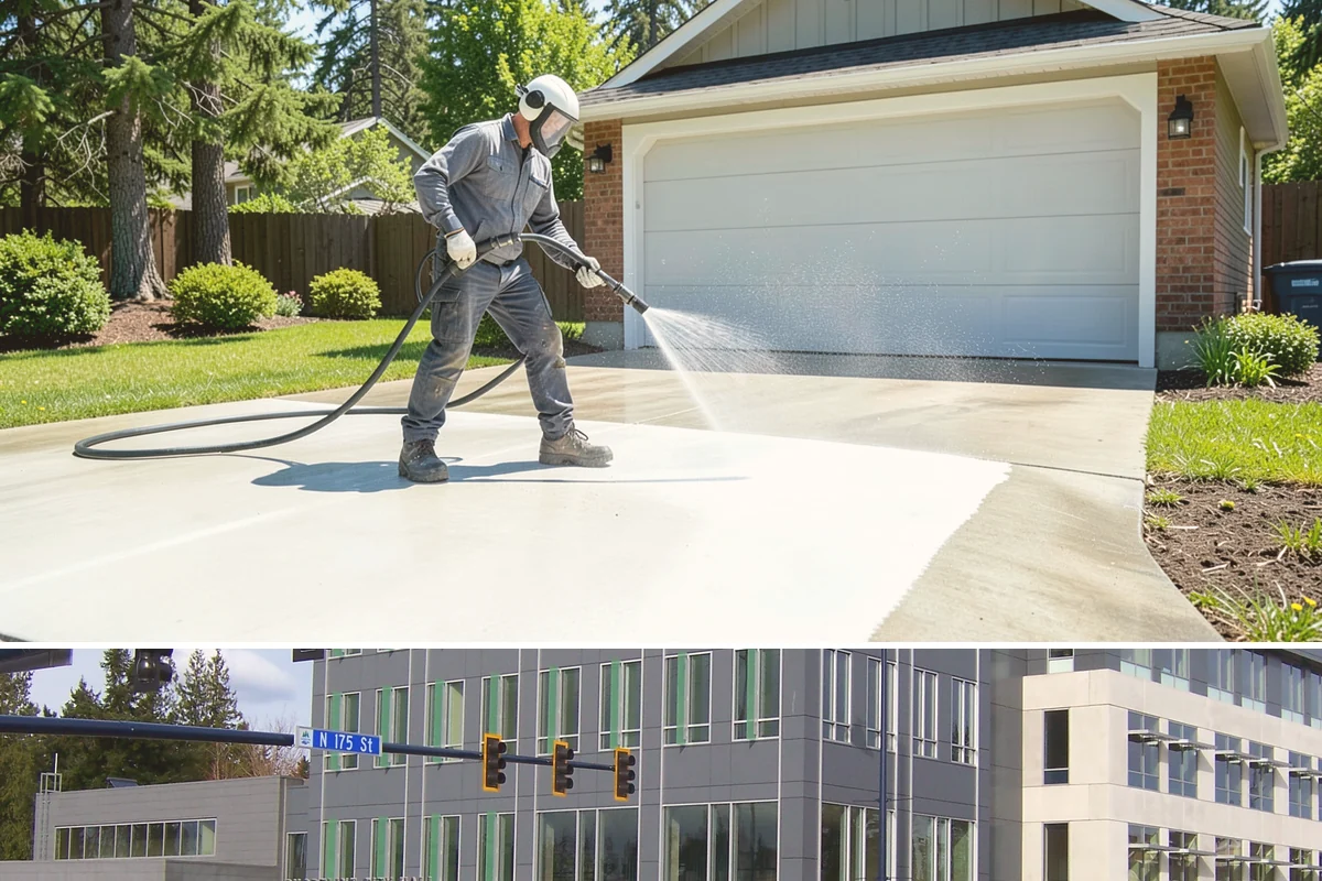 Fiber Cement Siding Washing in Shoreline, King County, WA - Schedule during the dry summer stretch so the boards dry thoroughly and the coating is not left damp.
