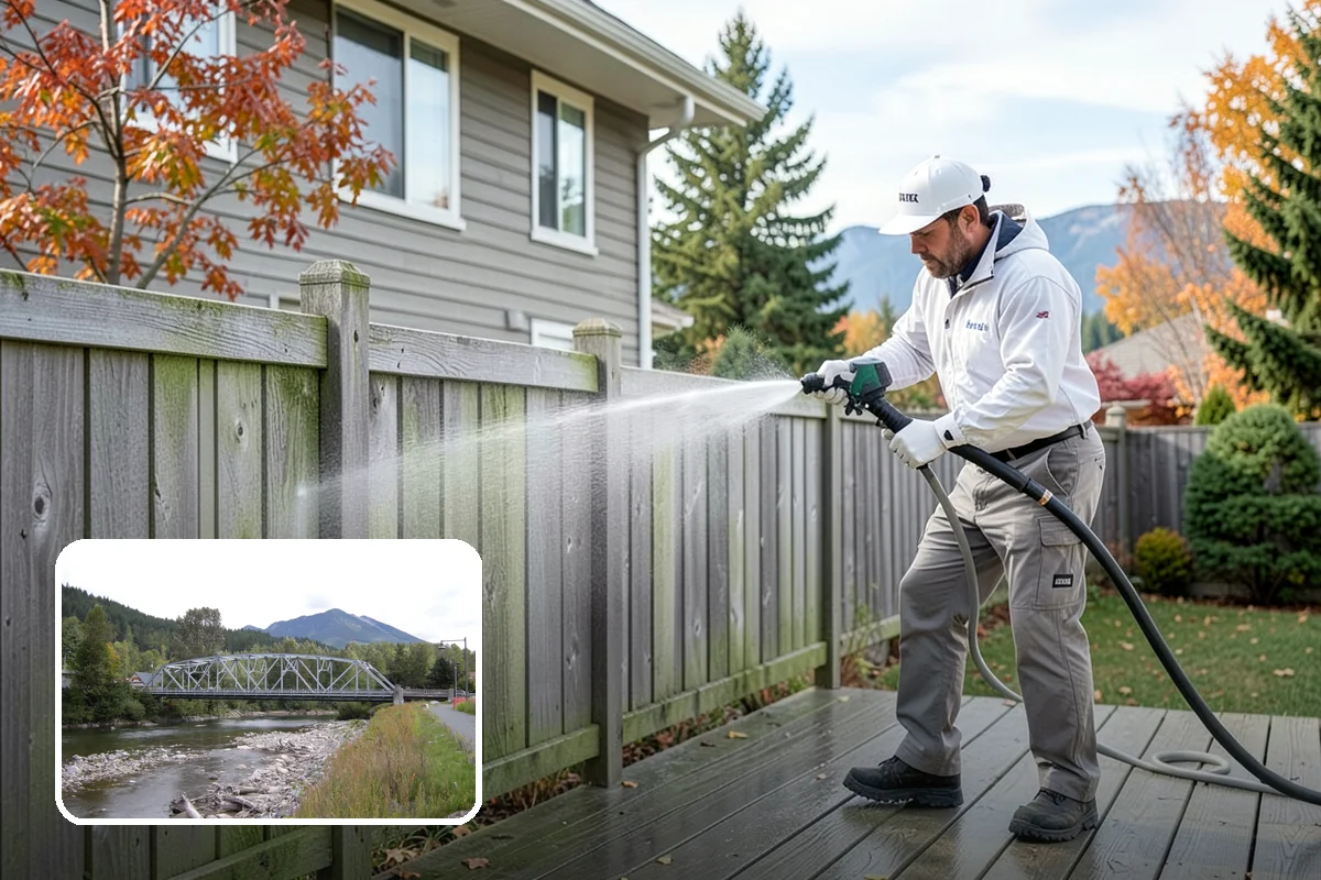 Fiber Cement Siding Washing in Skykomish, King County, WA - Preserves factory paint and sealed board edges