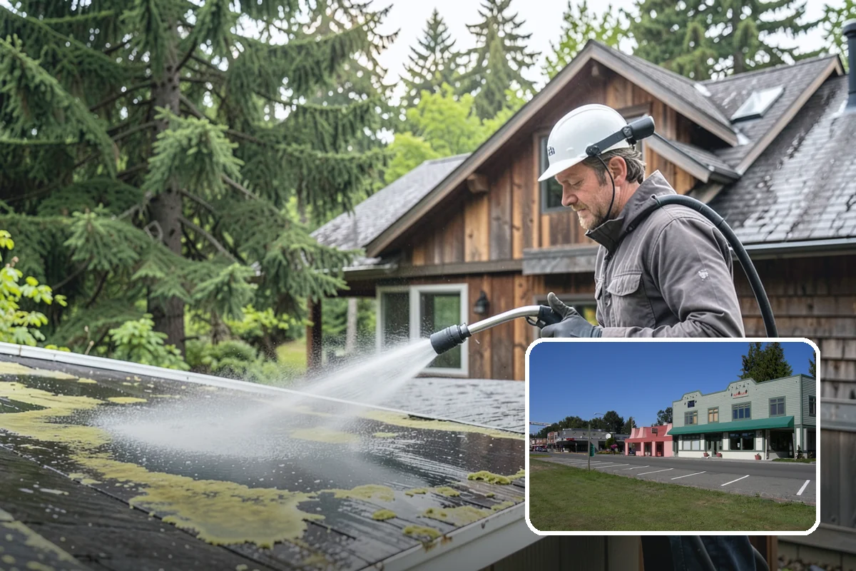 Fiber Cement Siding Washing in Snoqualmie, King County, WA - Preserves factory paint and sealed board edges
