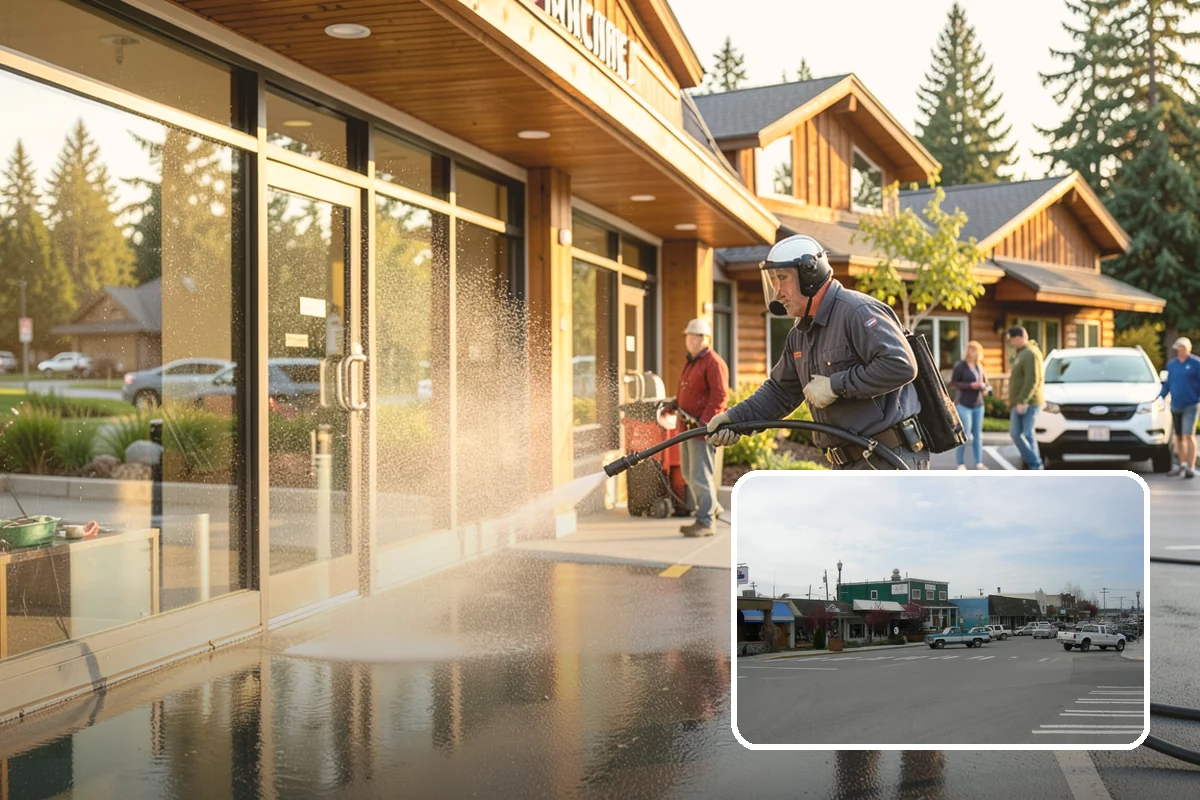 Fiber Cement Siding Washing in Stanwood, Snohomish County, WA - Preserves factory paint and sealed board edges