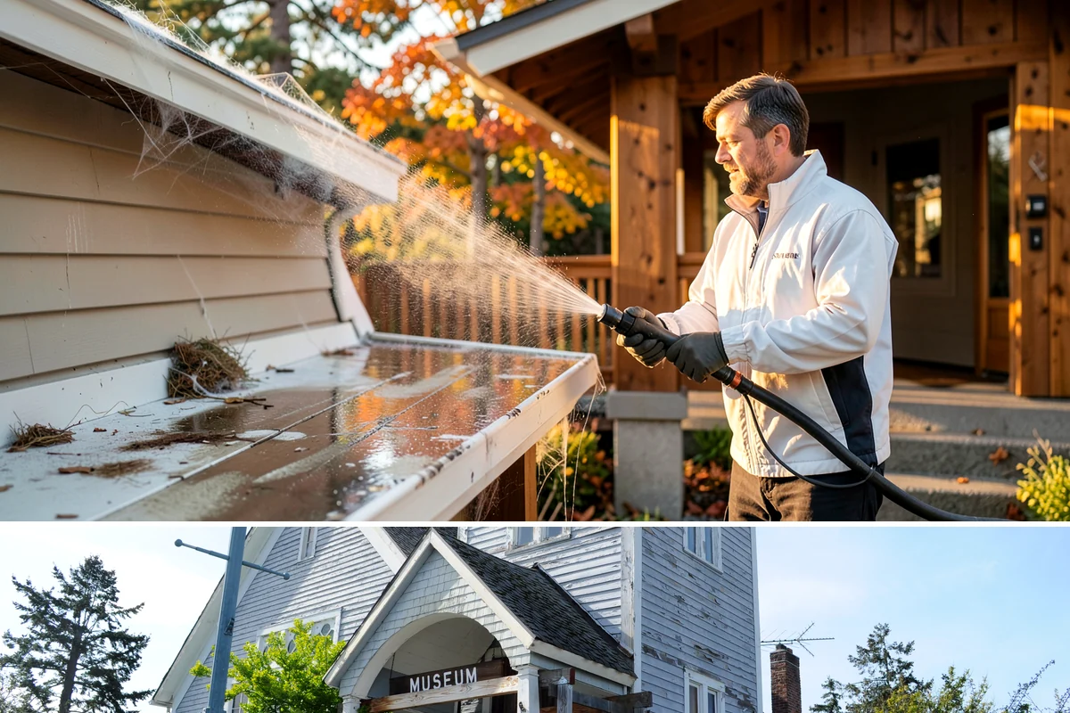 Fiber Cement Siding Washing in Steilacoom, Pierce County, WA - Schedule during the dry summer stretch so the boards dry thoroughly and the coating is not left damp.