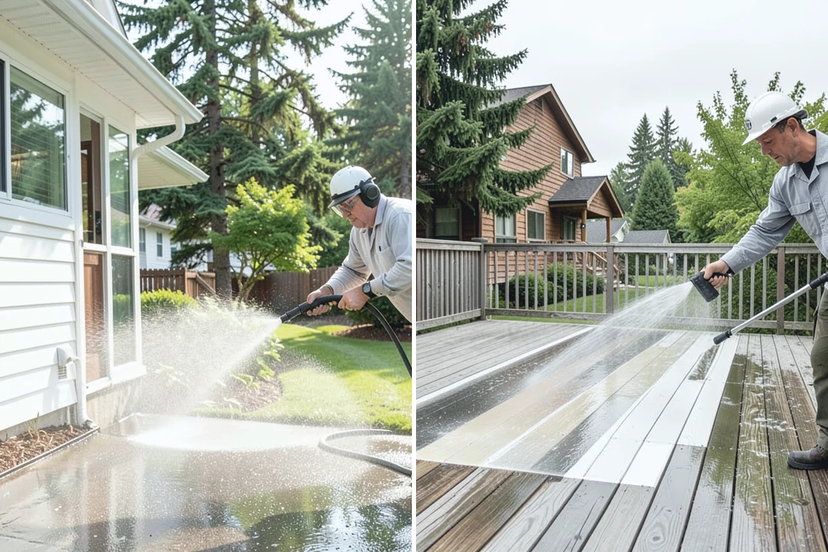 Fiber Cement Siding Washing in Sumner, Pierce County, WA - Confirm the coating is sound and note any exposed edges