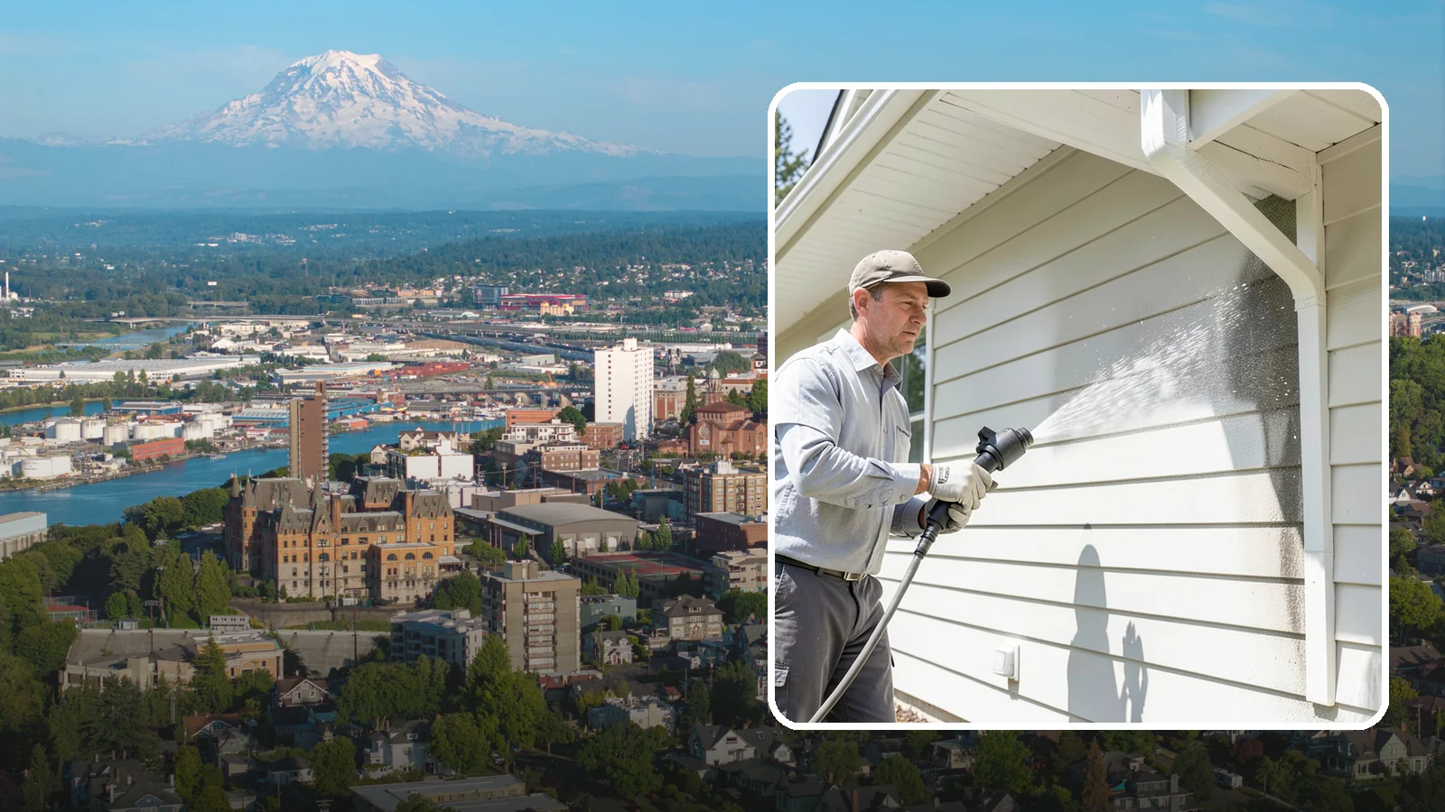 Fiber Cement Siding Washing in Tacoma, Pierce County, WA - Fiber cement siding washing gently lifts mildew and grime from Hardie board while preserving its factory paint and sealed edges.