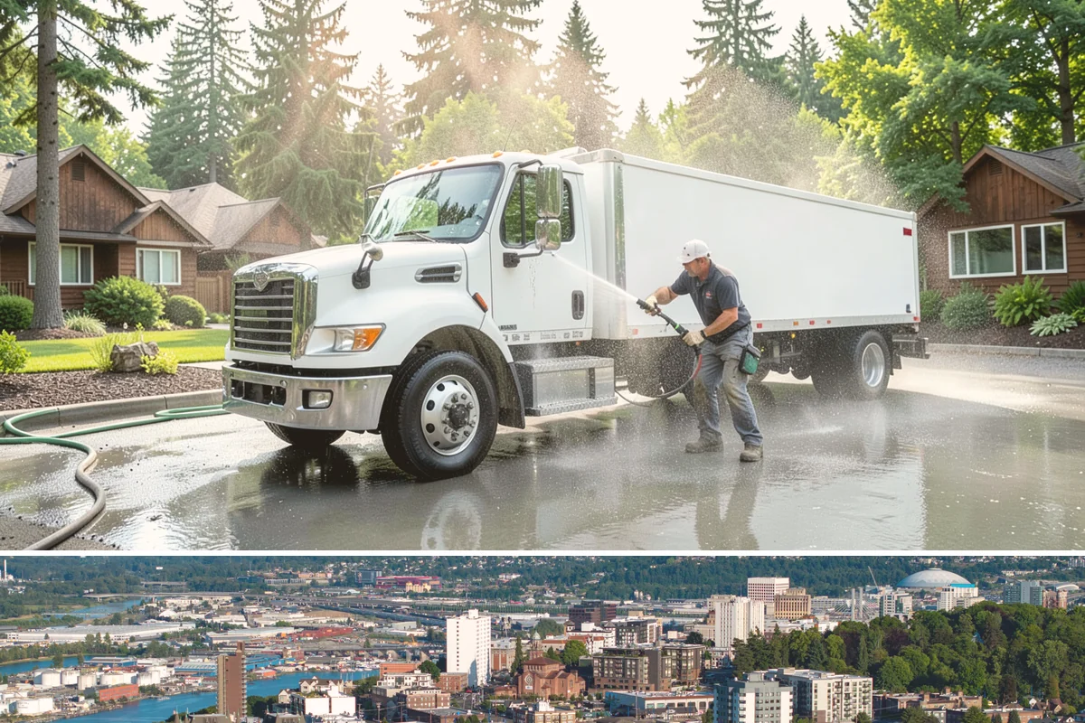Fiber Cement Siding Washing in Tacoma, Pierce County, WA - Schedule during the dry summer stretch so the boards dry thoroughly and the coating is not left damp.