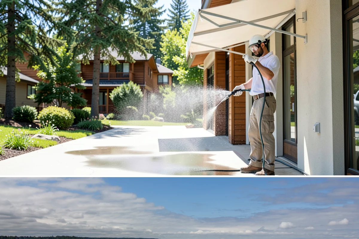 Fiber Cement Siding Washing in University Place, Pierce County, WA - Schedule during the dry summer stretch so the boards dry thoroughly and the coating is not left damp.