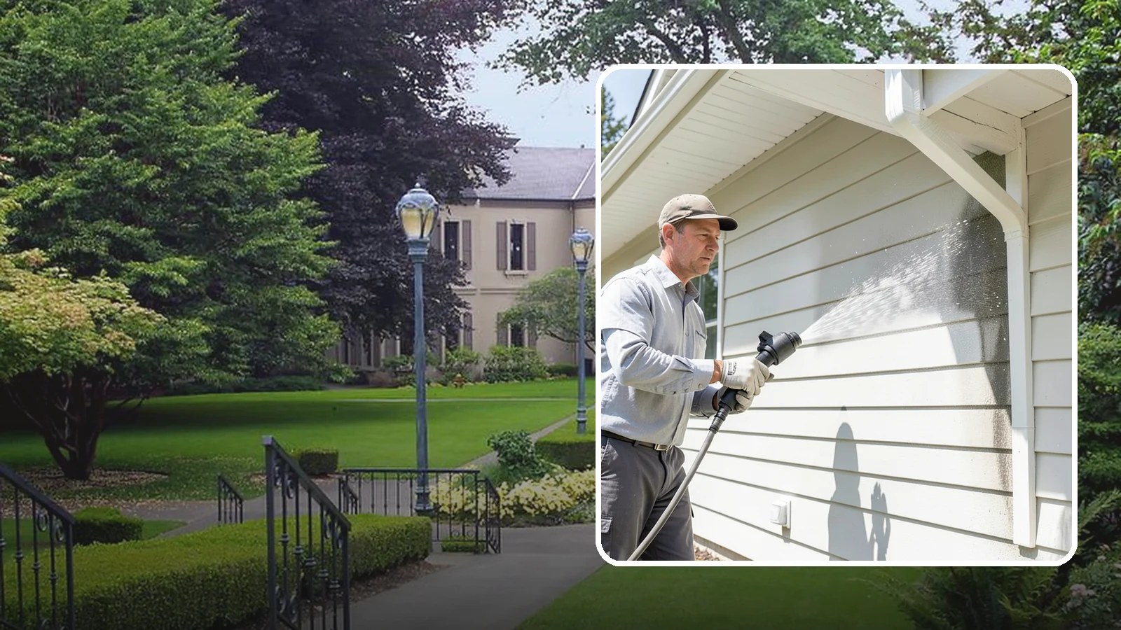 Fiber Cement Siding Washing in Woodinville, King County, WA - Fiber cement siding washing gently lifts mildew and grime from Hardie board while preserving its factory paint and sealed edges.