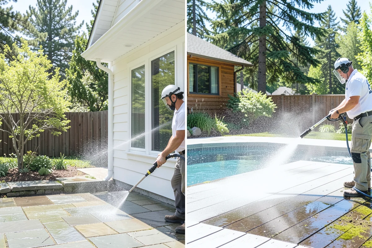 Fiber Cement Siding Washing in Woodinville, King County, WA - Confirm the coating is sound and note any exposed edges