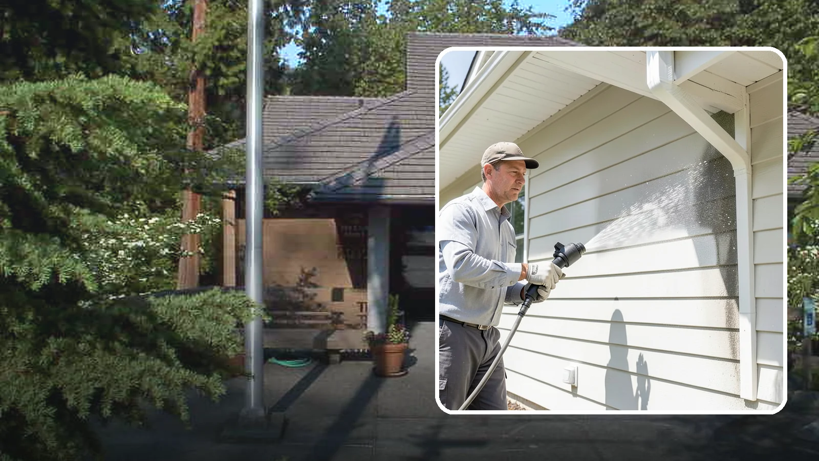 Fiber Cement Siding Washing in Yarrow Point, King County, WA - Fiber cement siding washing gently lifts mildew and grime from Hardie board while preserving its factory paint and sealed edges.