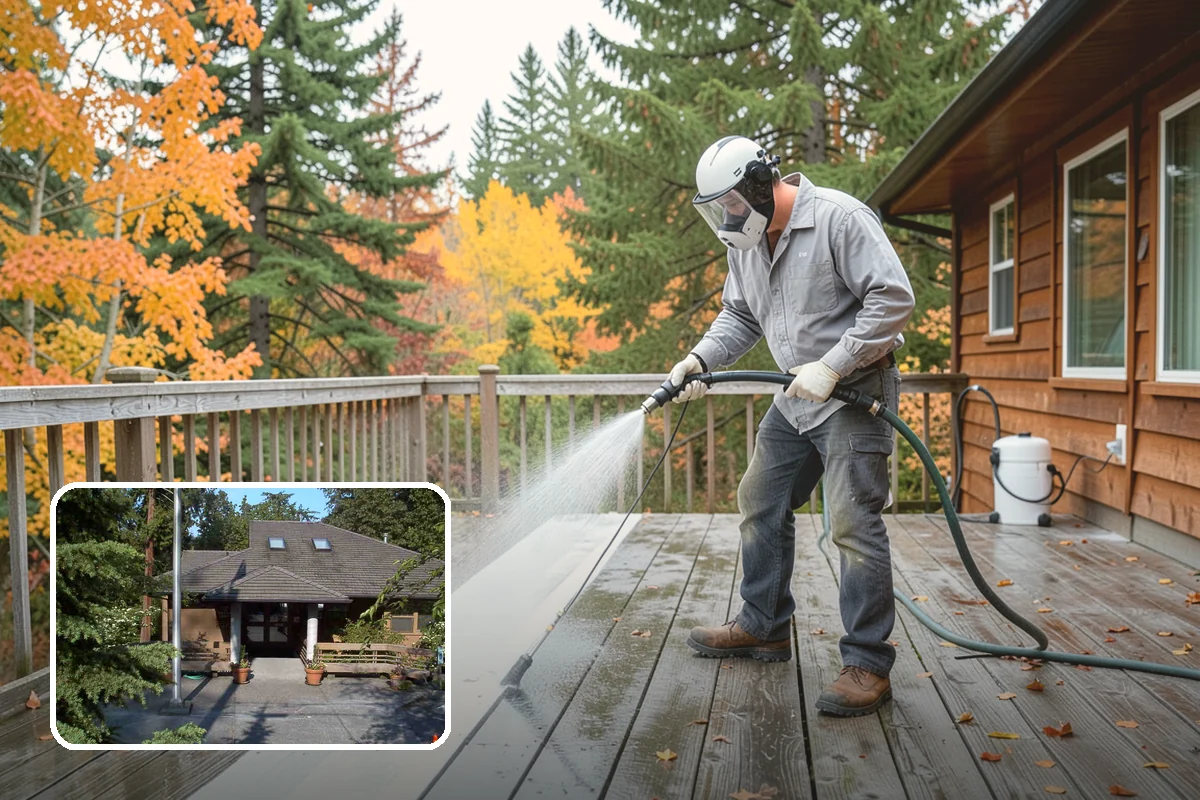 Fiber Cement Siding Washing in Yarrow Point, King County, WA - Preserves factory paint and sealed board edges