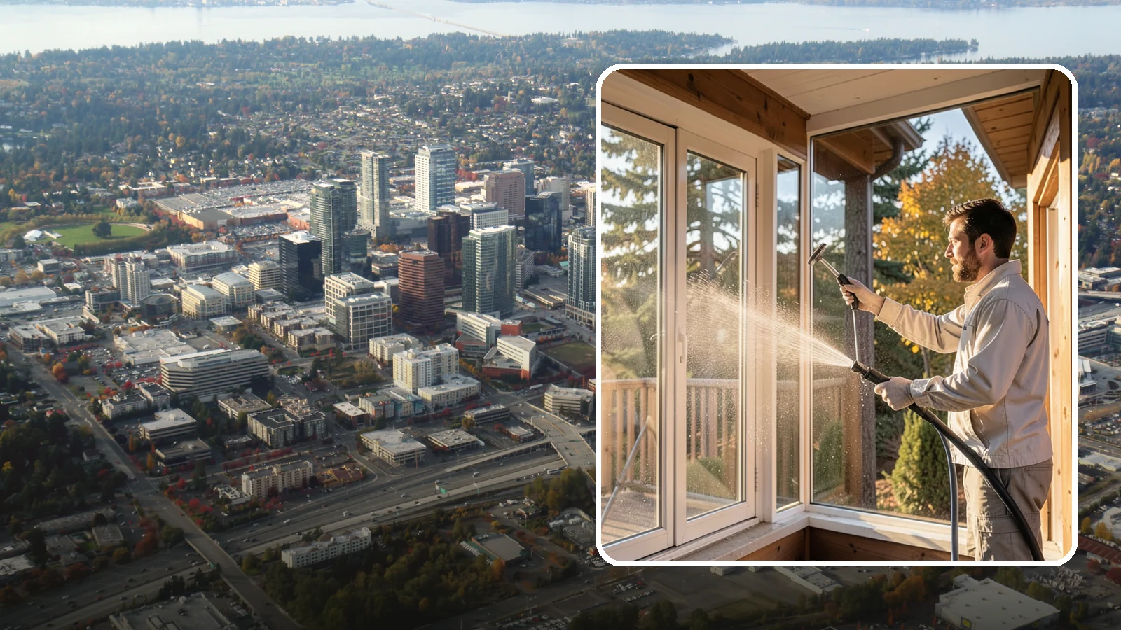 Fiberglass Cleaning in Bellevue, King County, WA - Careful cleaning of fiberglass doors, panels, and surfaces that removes oxidation and grime while preserving the gelcoat.
