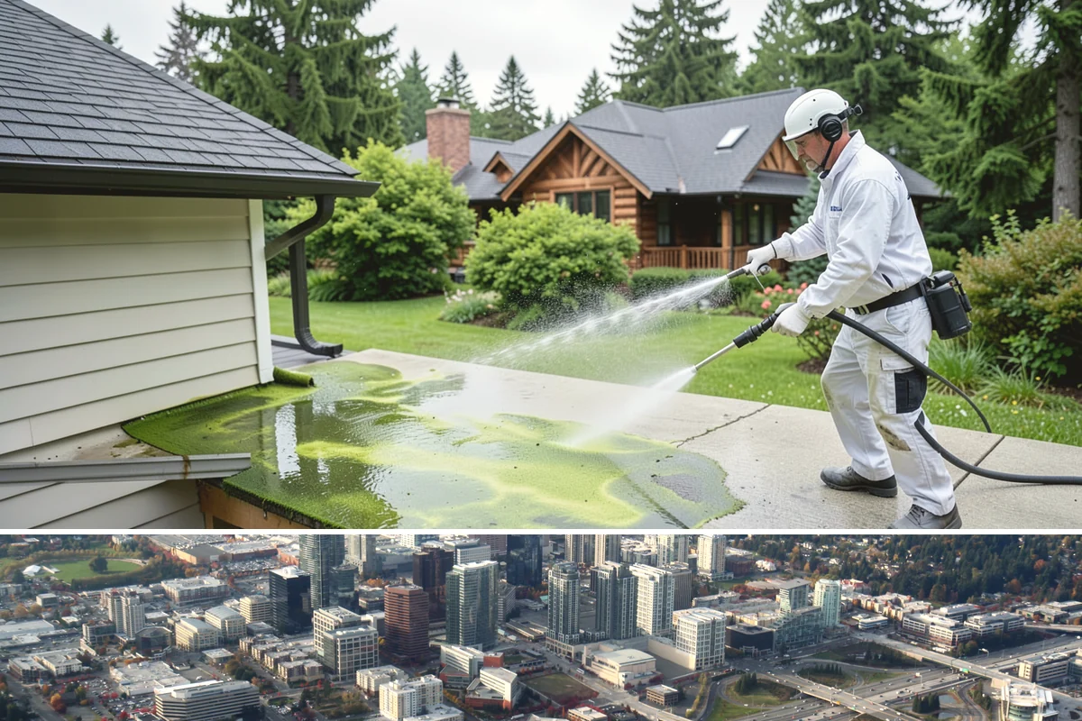 Fiberglass Cleaning in Bellevue, King County, WA - Clean fiberglass in spring or summer to clear the oxidation and grime that accumulate through the damp months.