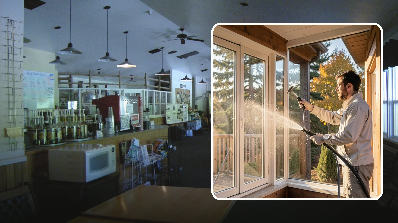 Fiberglass Cleaning in Black Diamond, King County, WA - Careful cleaning of fiberglass doors, panels, and surfaces that removes oxidation and grime while preserving the gelcoat.