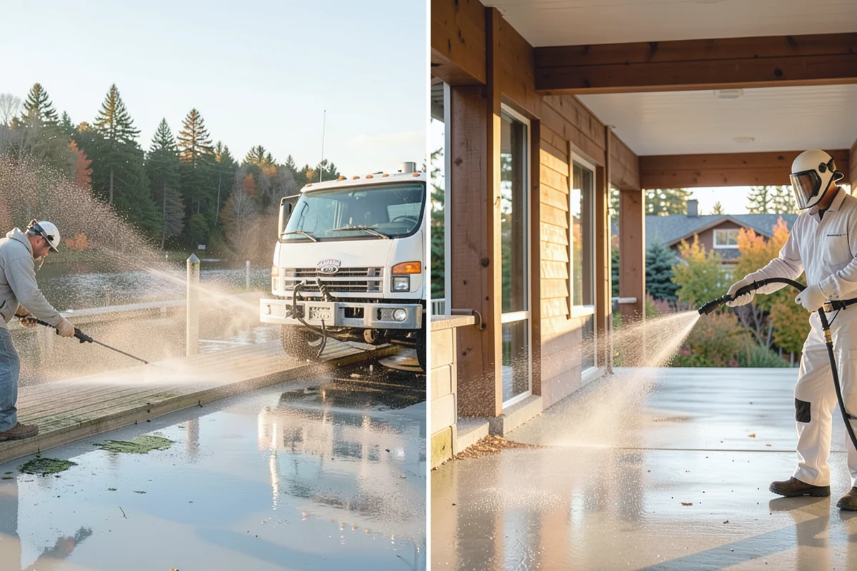 Fiberglass Cleaning in Buckley, Pierce County, WA - Assess the fiberglass surface and its oxidation