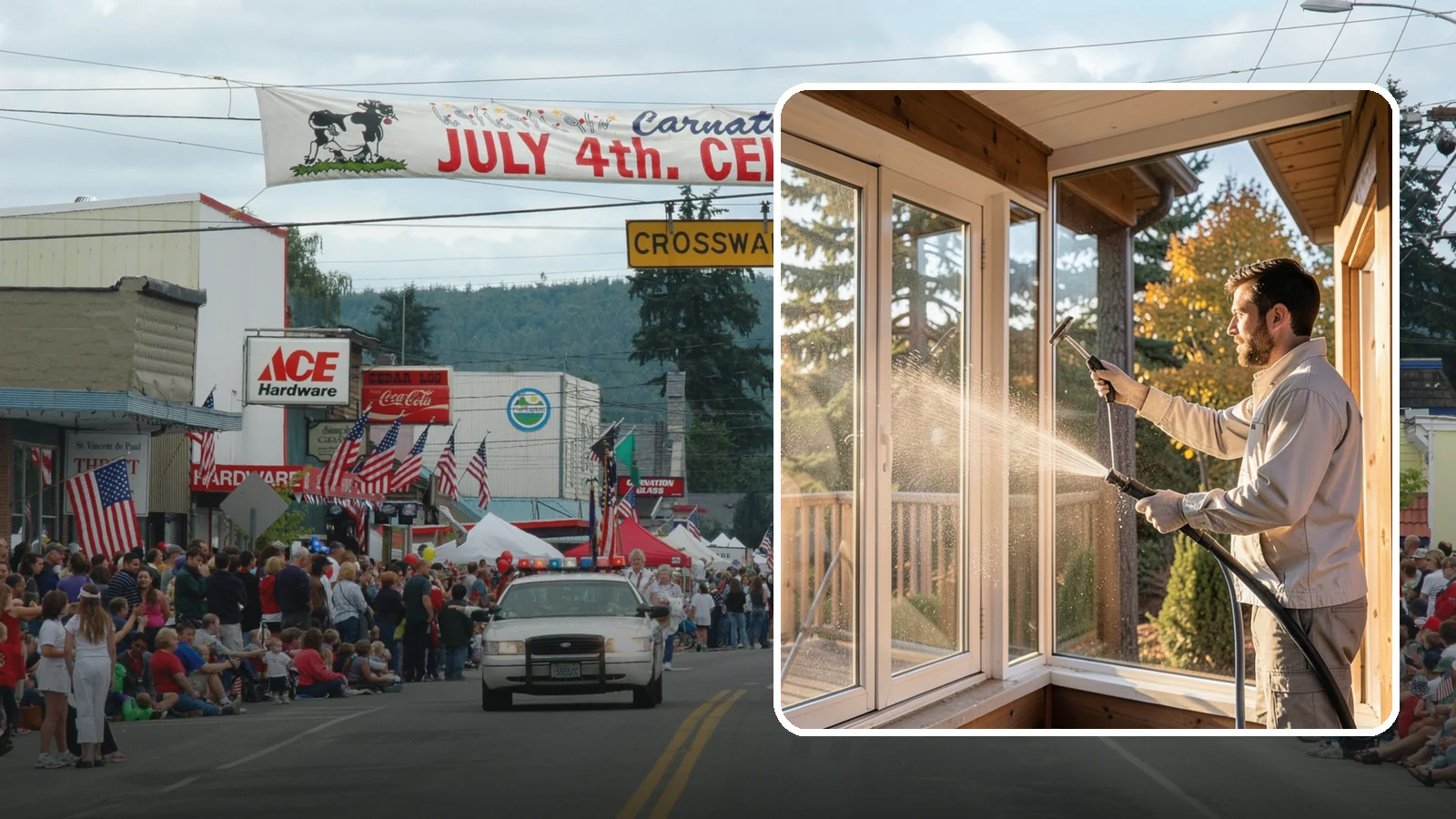 Fiberglass Cleaning in Carnation, King County, WA - Careful cleaning of fiberglass doors, panels, and surfaces that removes oxidation and grime while preserving the gelcoat.