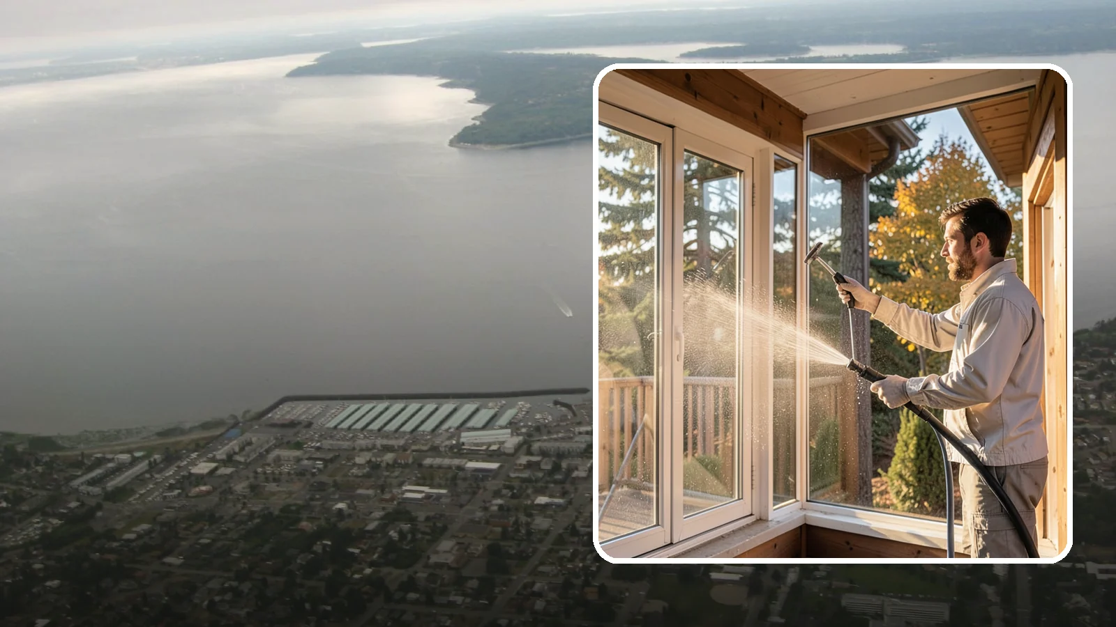 Fiberglass Cleaning in Des Moines, King County, WA - Careful cleaning of fiberglass doors, panels, and surfaces that removes oxidation and grime while preserving the gelcoat.