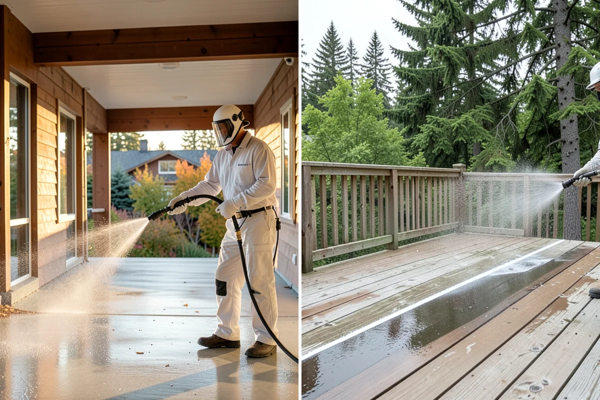 Fiberglass Cleaning in DuPont, Pierce County, WA - Assess the fiberglass surface and its oxidation