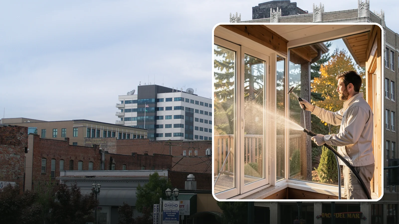 Fiberglass Cleaning in Everett, Snohomish County, WA - Careful cleaning of fiberglass doors, panels, and surfaces that removes oxidation and grime while preserving the gelcoat.