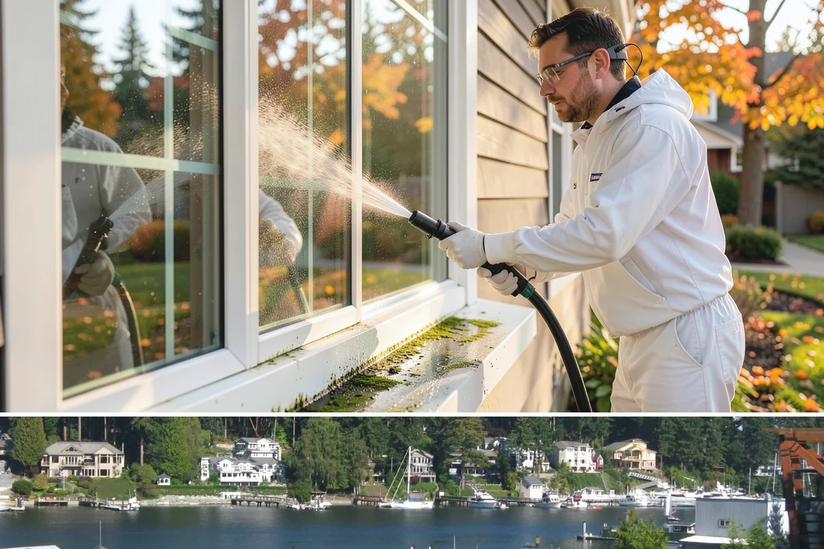 Fiberglass Cleaning in Gig Harbor, Pierce County, WA - Clean fiberglass in spring or summer to clear the oxidation and grime that accumulate through the damp months.