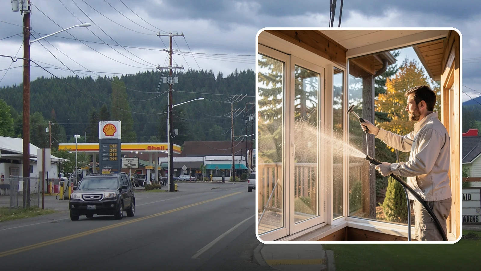 Fiberglass Cleaning in Granite Falls, Snohomish County, WA - Careful cleaning of fiberglass doors, panels, and surfaces that removes oxidation and grime while preserving the gelcoat.