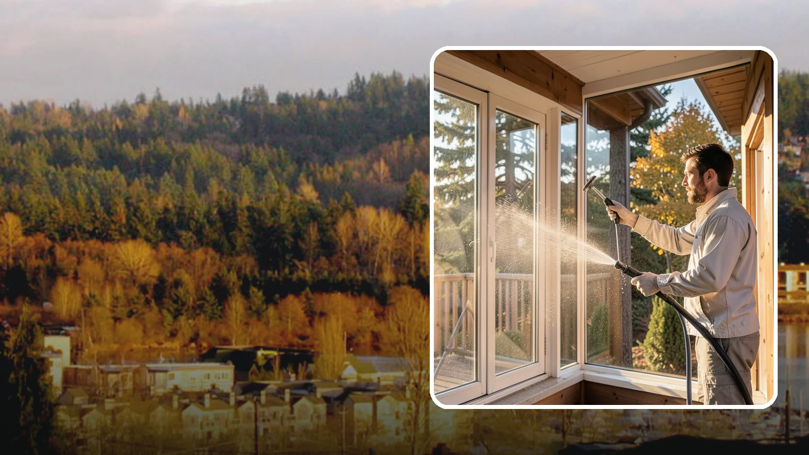 Fiberglass Cleaning in Kenmore, King County, WA - Careful cleaning of fiberglass doors, panels, and surfaces that removes oxidation and grime while preserving the gelcoat.
