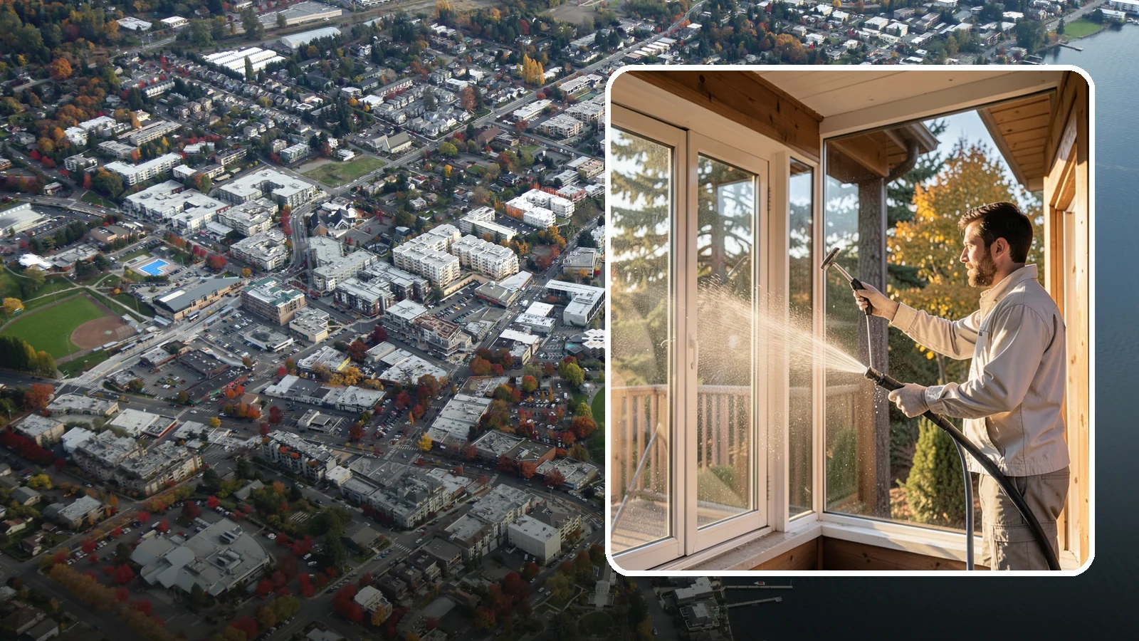 Fiberglass Cleaning in Kirkland, King County, WA - Careful cleaning of fiberglass doors, panels, and surfaces that removes oxidation and grime while preserving the gelcoat.