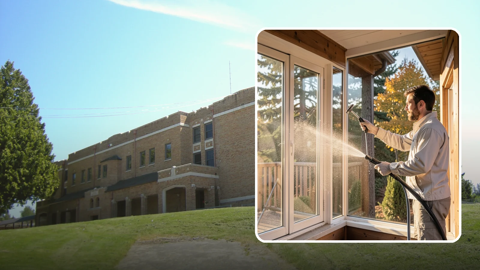 Fiberglass Cleaning in Maple Valley, King County, WA - Careful cleaning of fiberglass doors, panels, and surfaces that removes oxidation and grime while preserving the gelcoat.