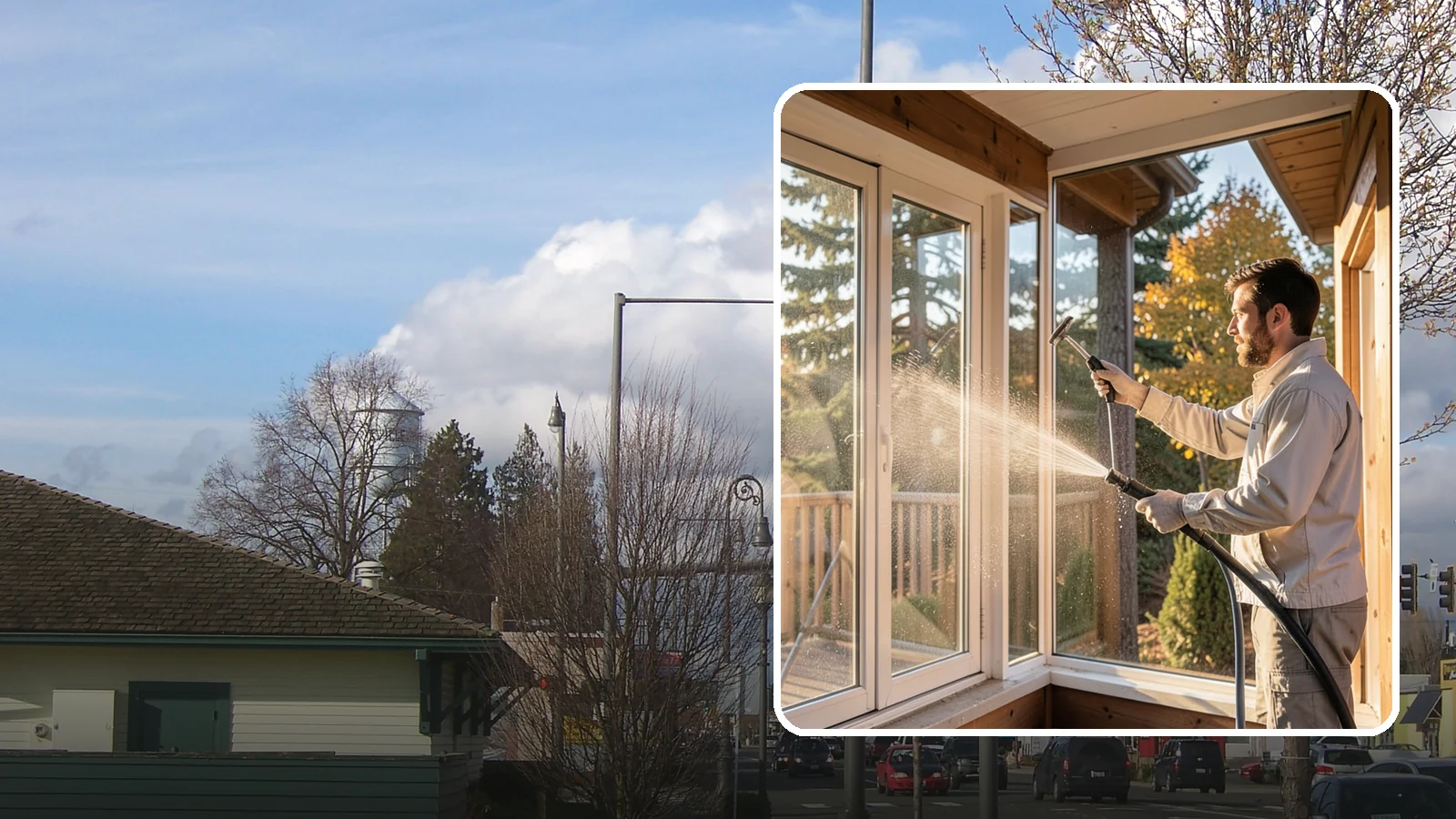 Fiberglass Cleaning in Marysville, Snohomish County, WA - Careful cleaning of fiberglass doors, panels, and surfaces that removes oxidation and grime while preserving the gelcoat.