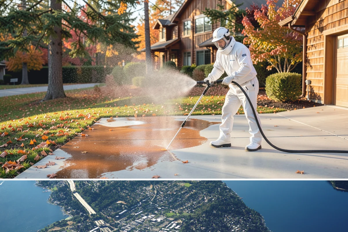 Fiberglass Cleaning in Mercer Island, King County, WA - Clean fiberglass in spring or summer to clear the oxidation and grime that accumulate through the damp months.