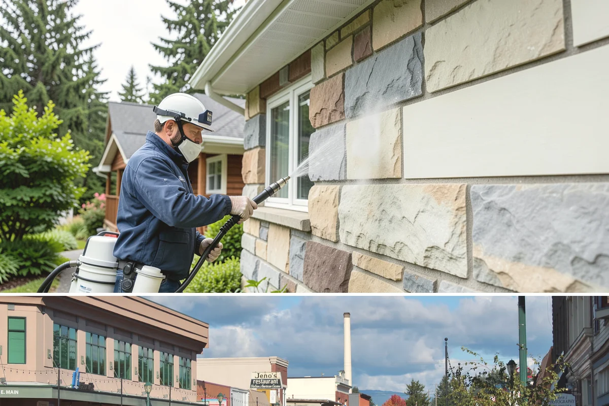 Fiberglass Cleaning in Monroe, Snohomish County, WA - Clean fiberglass in spring or summer to clear the oxidation and grime that accumulate through the damp months.