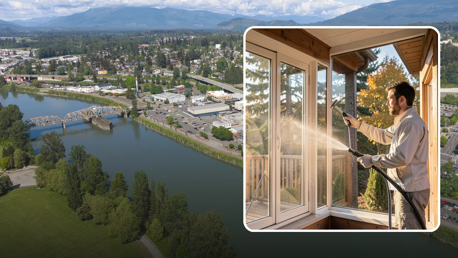 Fiberglass Cleaning in Mount Vernon, Skagit County, WA - Careful cleaning of fiberglass doors, panels, and surfaces that removes oxidation and grime while preserving the gelcoat.
