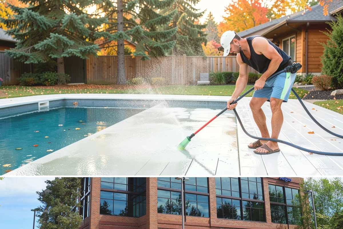 Fiberglass Cleaning in Mountlake Terrace, Snohomish County, WA - Clean fiberglass in spring or summer to clear the oxidation and grime that accumulate through the damp months.