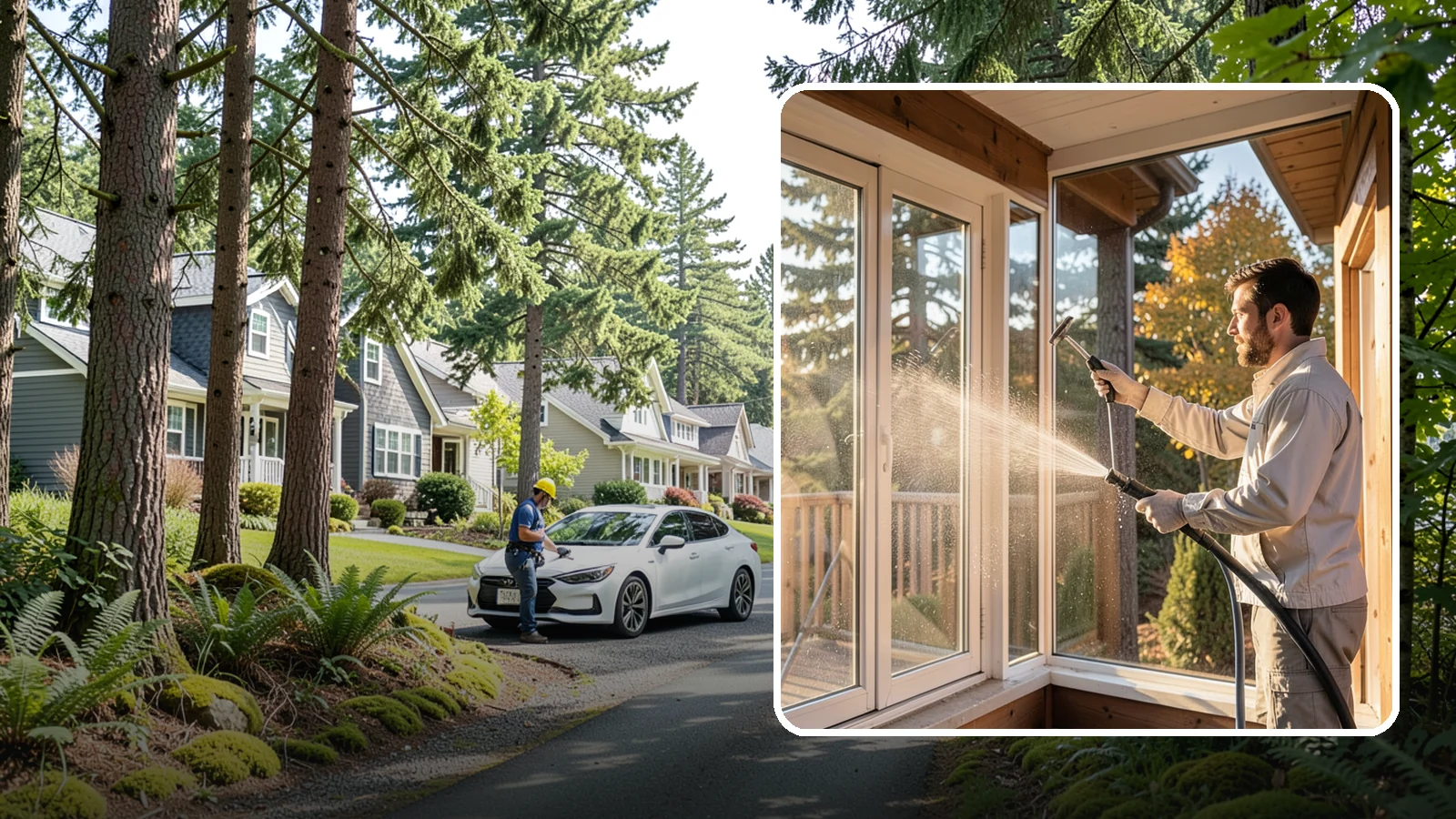 Fiberglass Cleaning in Normandy Park, King County, WA - Careful cleaning of fiberglass doors, panels, and surfaces that removes oxidation and grime while preserving the gelcoat.
