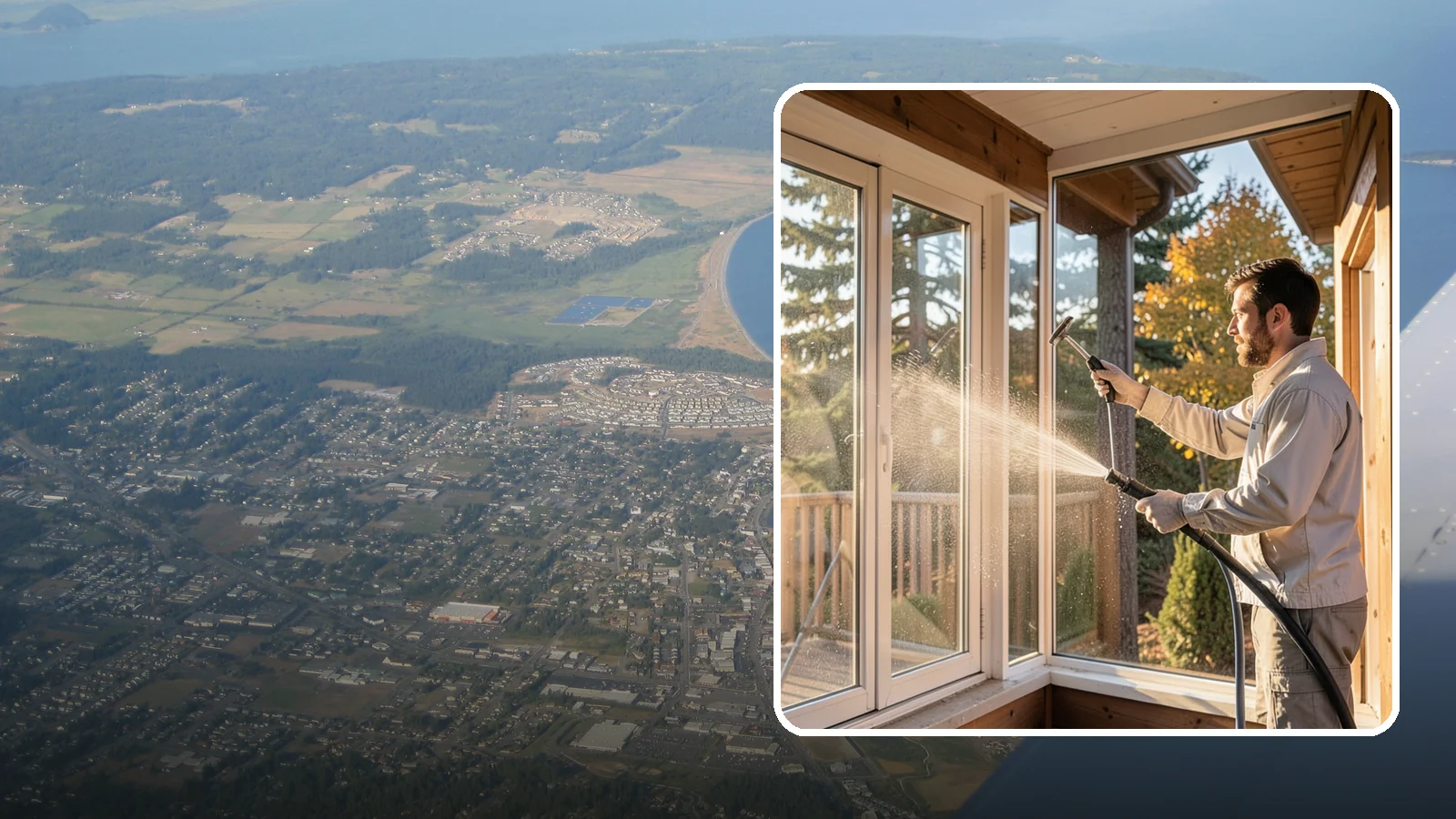 Fiberglass Cleaning in Oak Harbor, Island County, WA - Careful cleaning of fiberglass doors, panels, and surfaces that removes oxidation and grime while preserving the gelcoat.