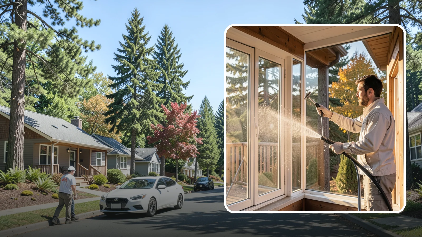Fiberglass Cleaning in Orting, Pierce County, WA - Careful cleaning of fiberglass doors, panels, and surfaces that removes oxidation and grime while preserving the gelcoat.
