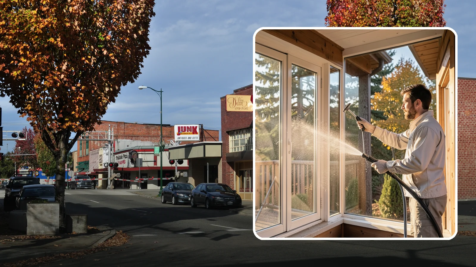 Fiberglass Cleaning in Puyallup, Pierce County, WA - Careful cleaning of fiberglass doors, panels, and surfaces that removes oxidation and grime while preserving the gelcoat.