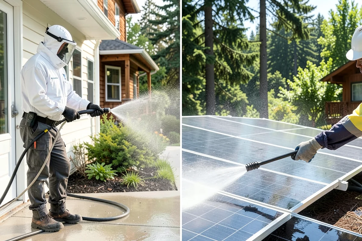 Fiberglass Cleaning in Puyallup, Pierce County, WA - Assess the fiberglass surface and its oxidation