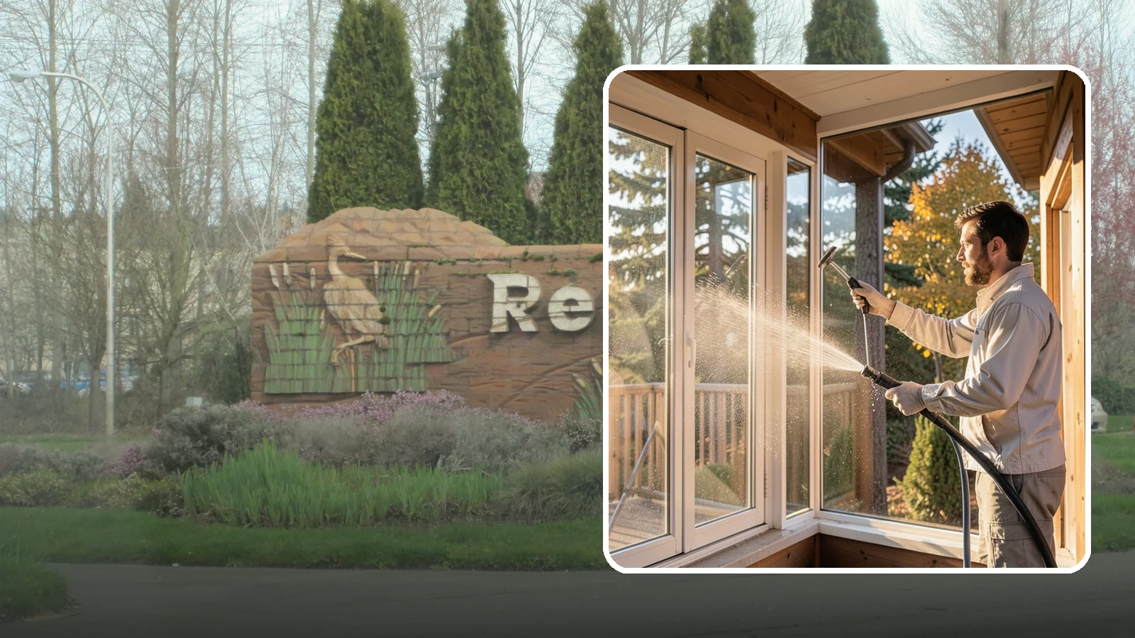 Fiberglass Cleaning in Renton, King County, WA - Careful cleaning of fiberglass doors, panels, and surfaces that removes oxidation and grime while preserving the gelcoat.