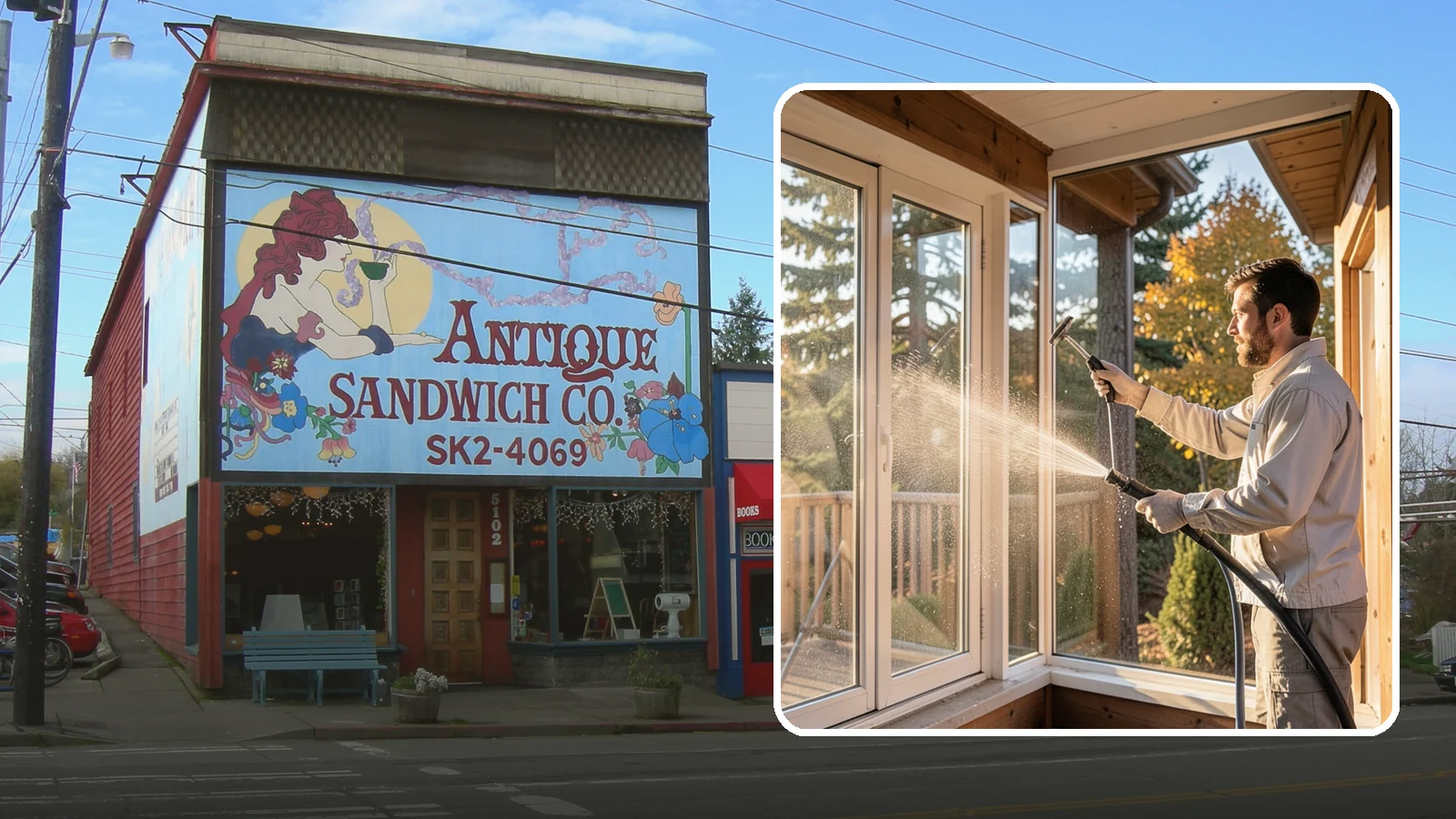 Fiberglass Cleaning in Ruston, Pierce County, WA - Careful cleaning of fiberglass doors, panels, and surfaces that removes oxidation and grime while preserving the gelcoat.