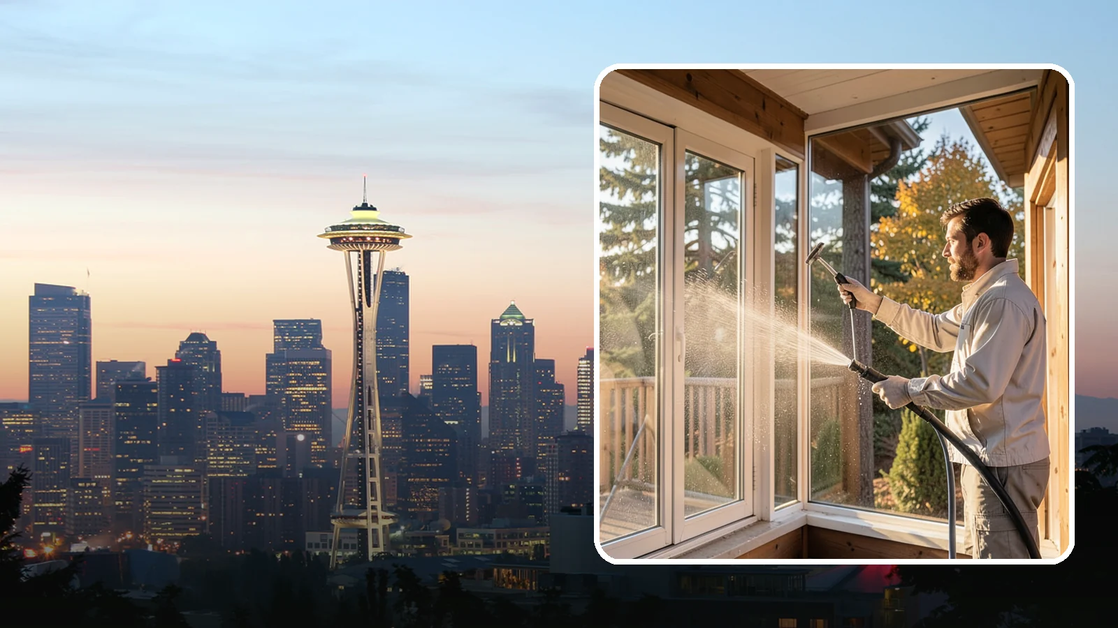 Fiberglass Cleaning in Seattle, King County, WA - Careful cleaning of fiberglass doors, panels, and surfaces that removes oxidation and grime while preserving the gelcoat.