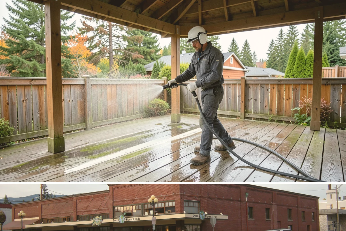 Fiberglass Cleaning in Sedro-Woolley, Skagit County, WA - Clean fiberglass in spring or summer to clear the oxidation and grime that accumulate through the damp months.