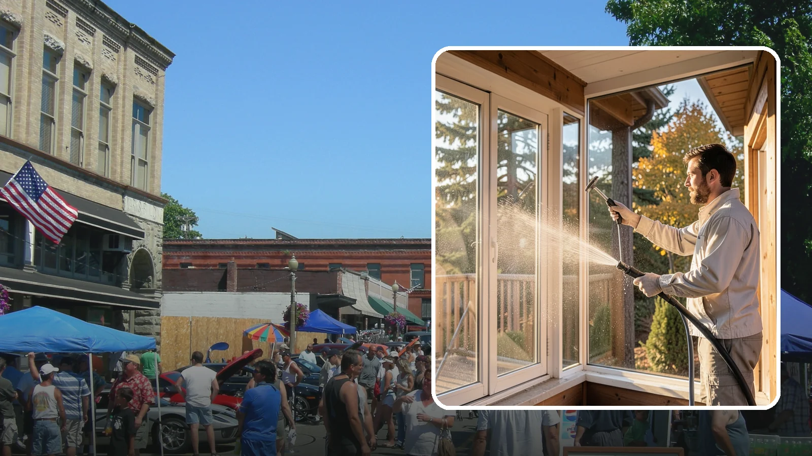 Fiberglass Cleaning in Snohomish, Snohomish County, WA - Careful cleaning of fiberglass doors, panels, and surfaces that removes oxidation and grime while preserving the gelcoat.