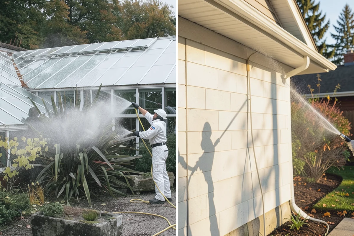 Fiberglass Cleaning in South Prairie, Pierce County, WA - Assess the fiberglass surface and its oxidation