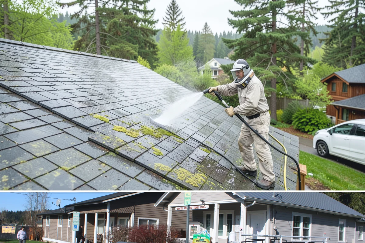 Fiberglass Cleaning in South Prairie, Pierce County, WA - Clean fiberglass in spring or summer to clear the oxidation and grime that accumulate through the damp months.